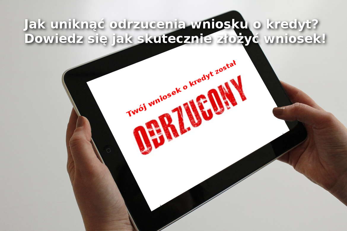 Odrzucenie wniosku o kredyt