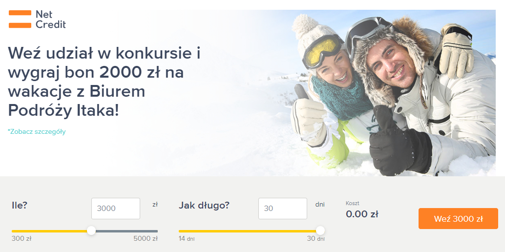 Konkurs „Wakacje z Net Credit”
