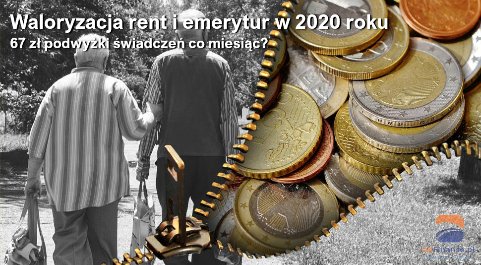 Waloryzacja rent i emerytur w 2020 roku