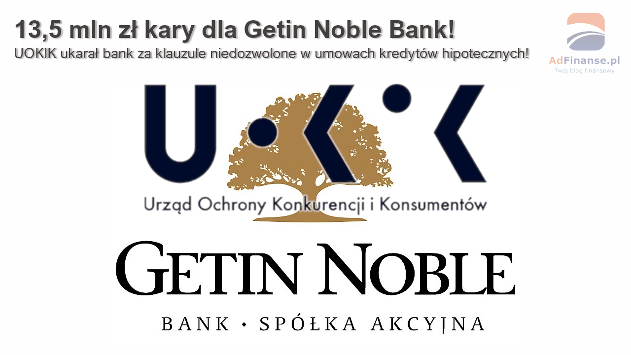 Kara dla Getin Noble Bank