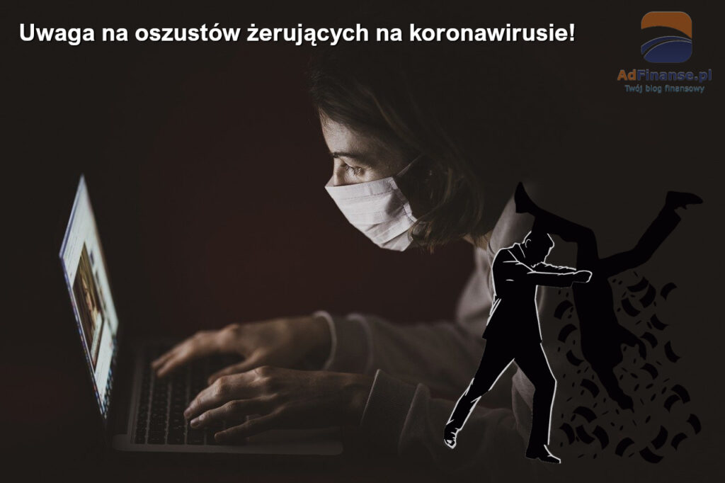Oszuści żerujący na koronawirusie