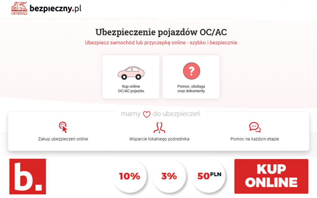 Ubezpieczenie OC w Bezpieczny.pl - recenzja i opinie