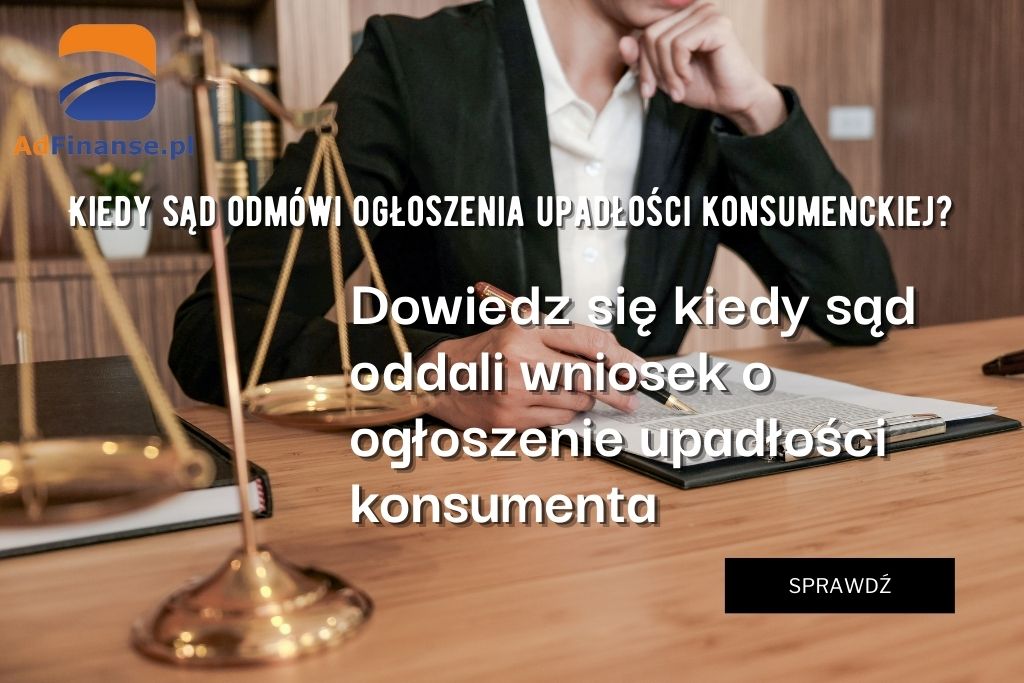 Kiedy sąd odmówi ogłoszenia upadłości