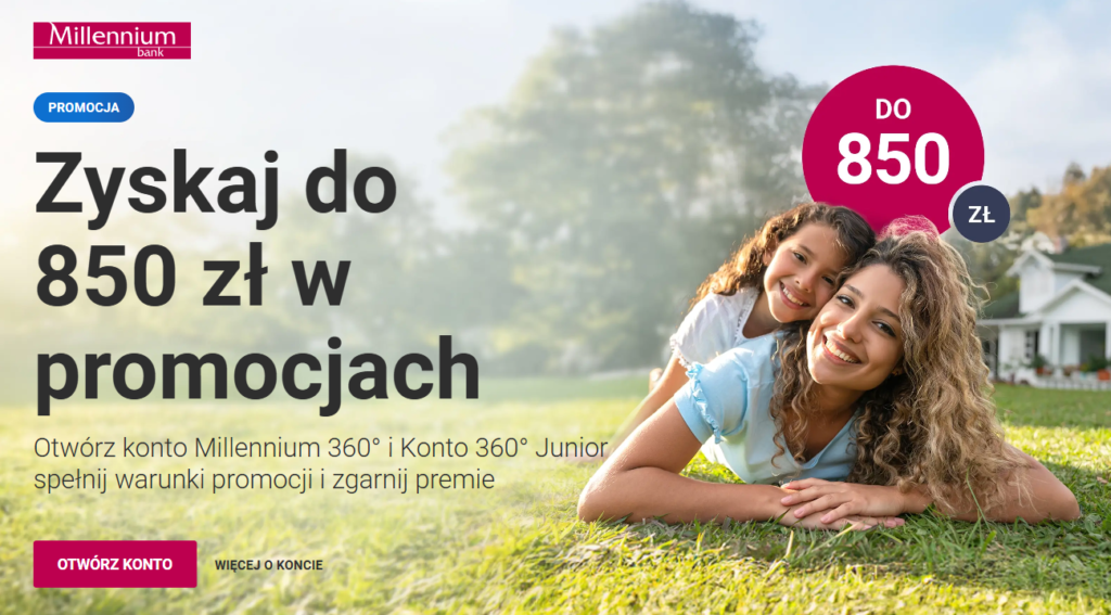 Promocja konta Millennium 360°