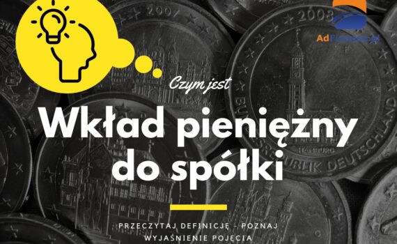 Wkład pieniężny do spółki - definicja, pojęcie